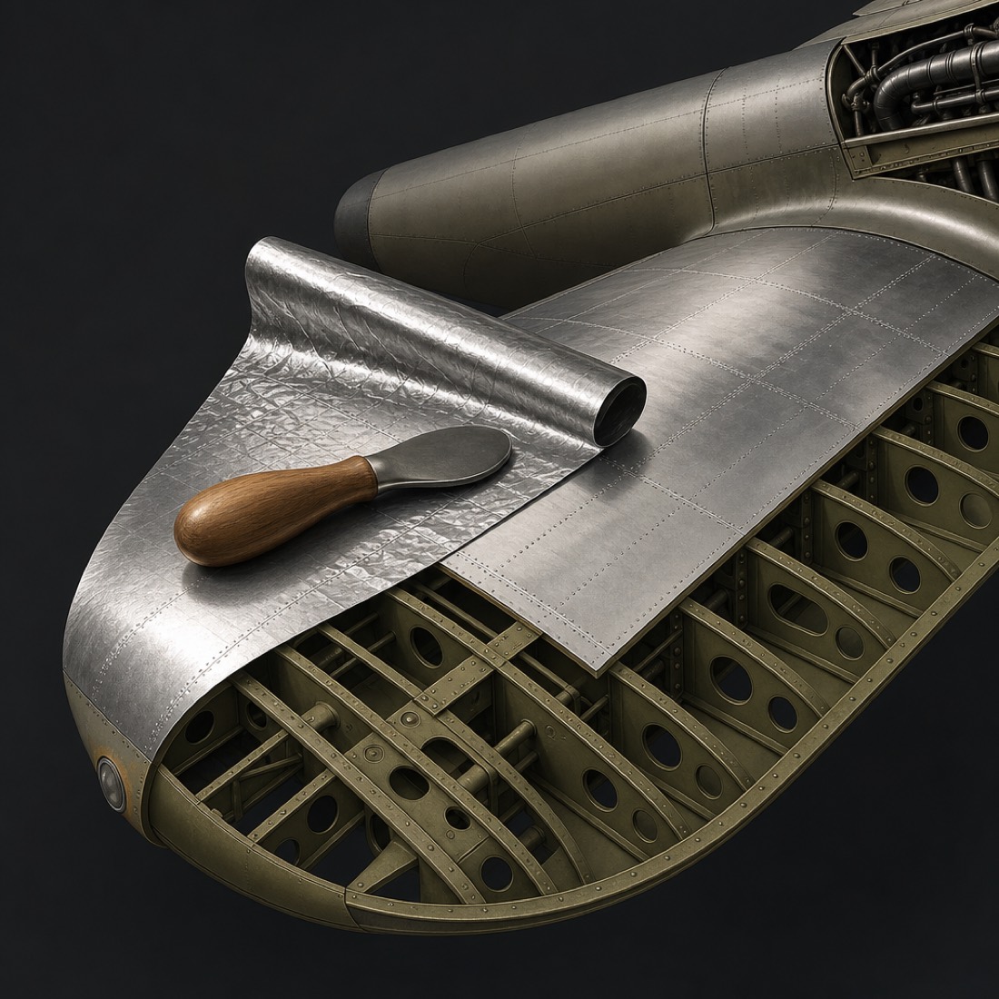 A Bare-Metal P-40E Model Build: Part Two